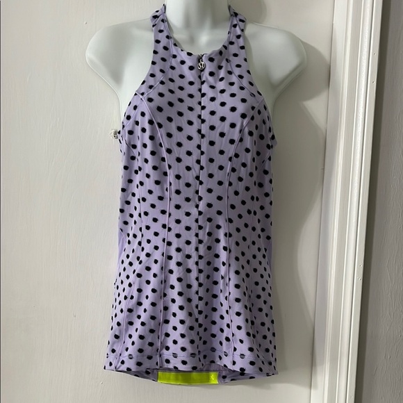 Lululemon Velo Vixen Sleeveless Jersey
High Noon Dot Lilac / Black / Lilac - Picture 8 of 14